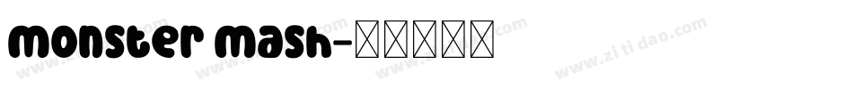 Monster Mash字体转换